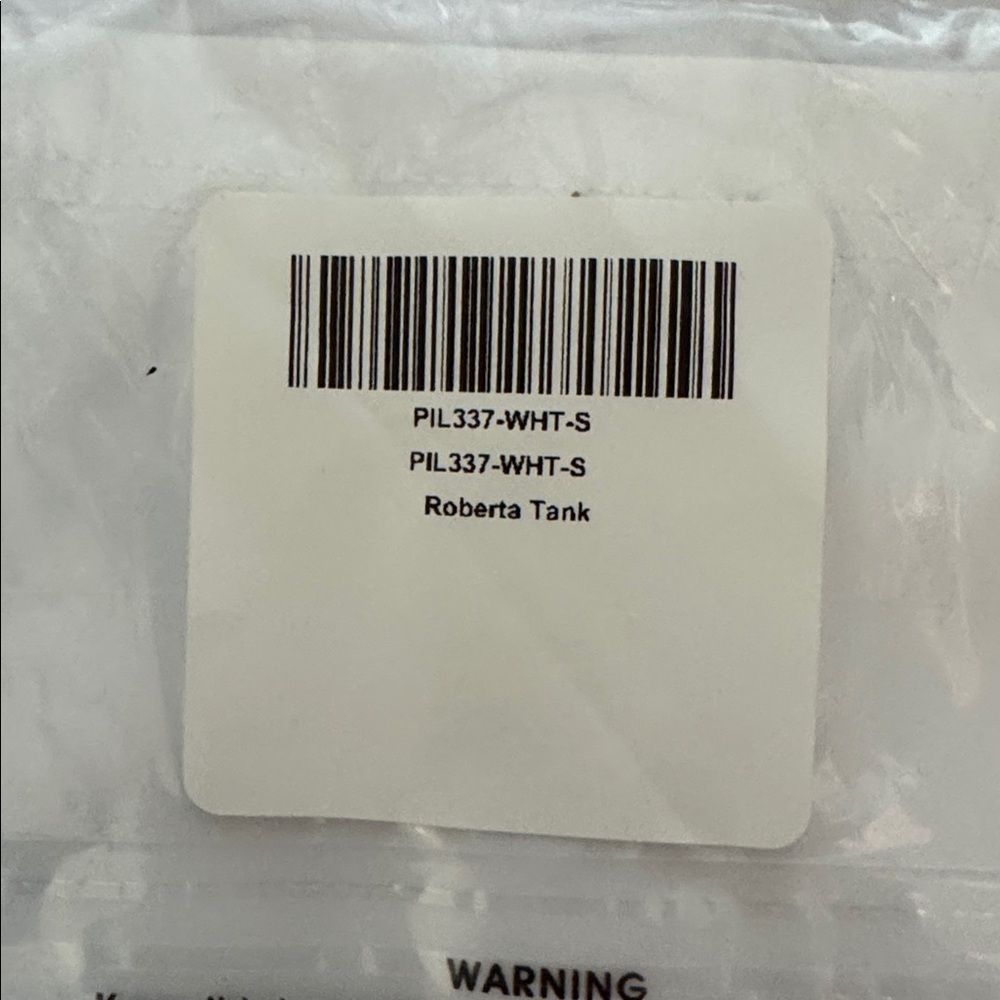 NWT GiGi C Roberta Tank in White Sz S M L - Picture 10 of 12